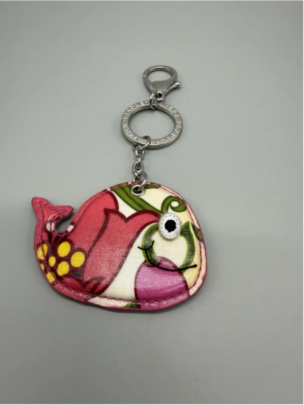Vera Bradley Lilli Bell Seashore Keychain ~ Whale Purse Charm